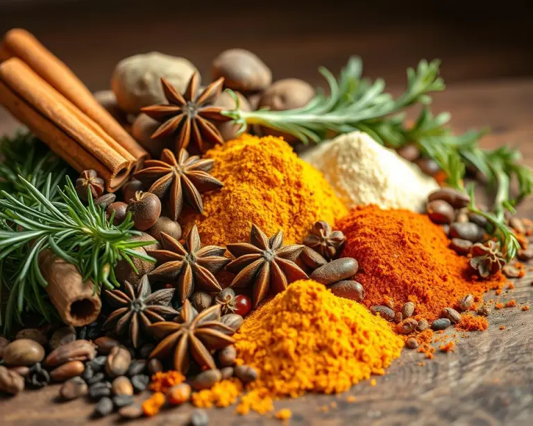توابل وأعشاب طبيعية